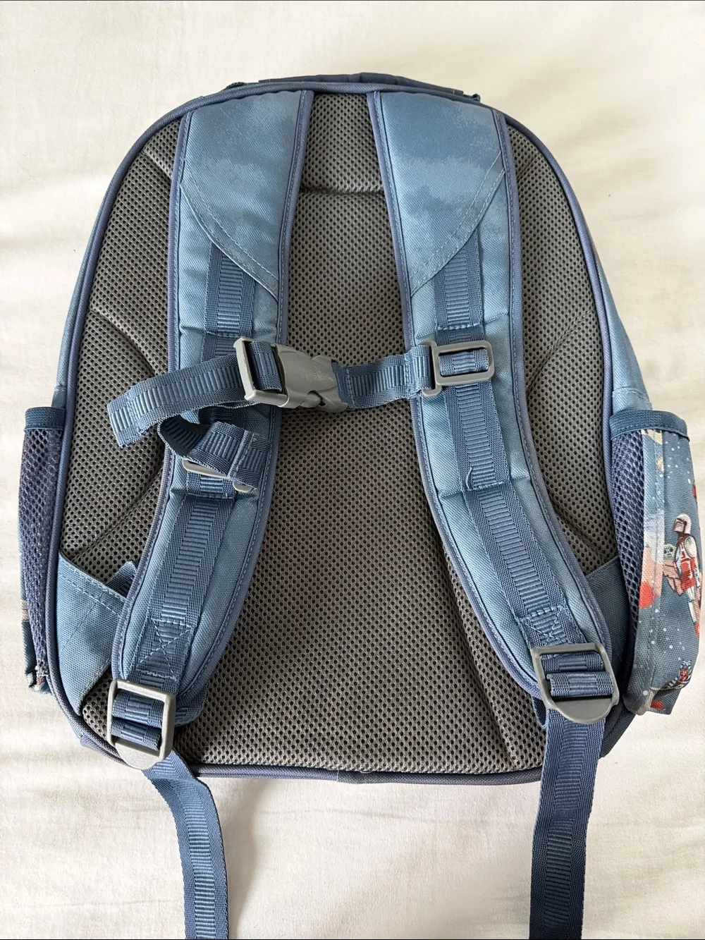 Pottery Barn Kids x Star Wars The Mandalorian Mini Mackenzie Backpack Blue Kids